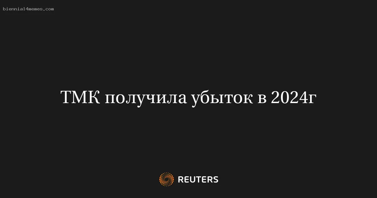 ТМК получила убыток в 2024г