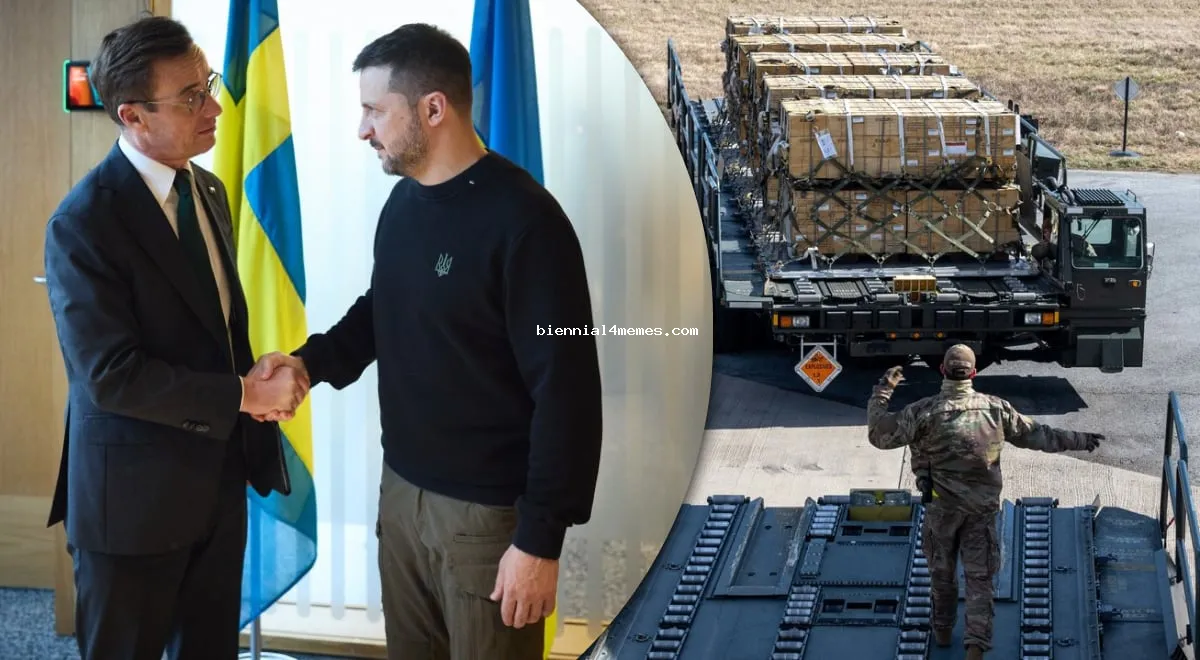 Швеция передаст Украине рекордный пакет помощи: на что пойдет $1,25 млрд