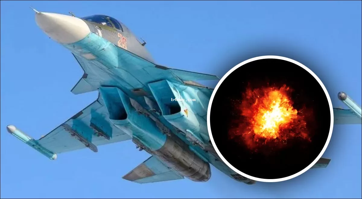 Пожар и детонация на месте прилета: появились детали уничтожения Су-34 РФ