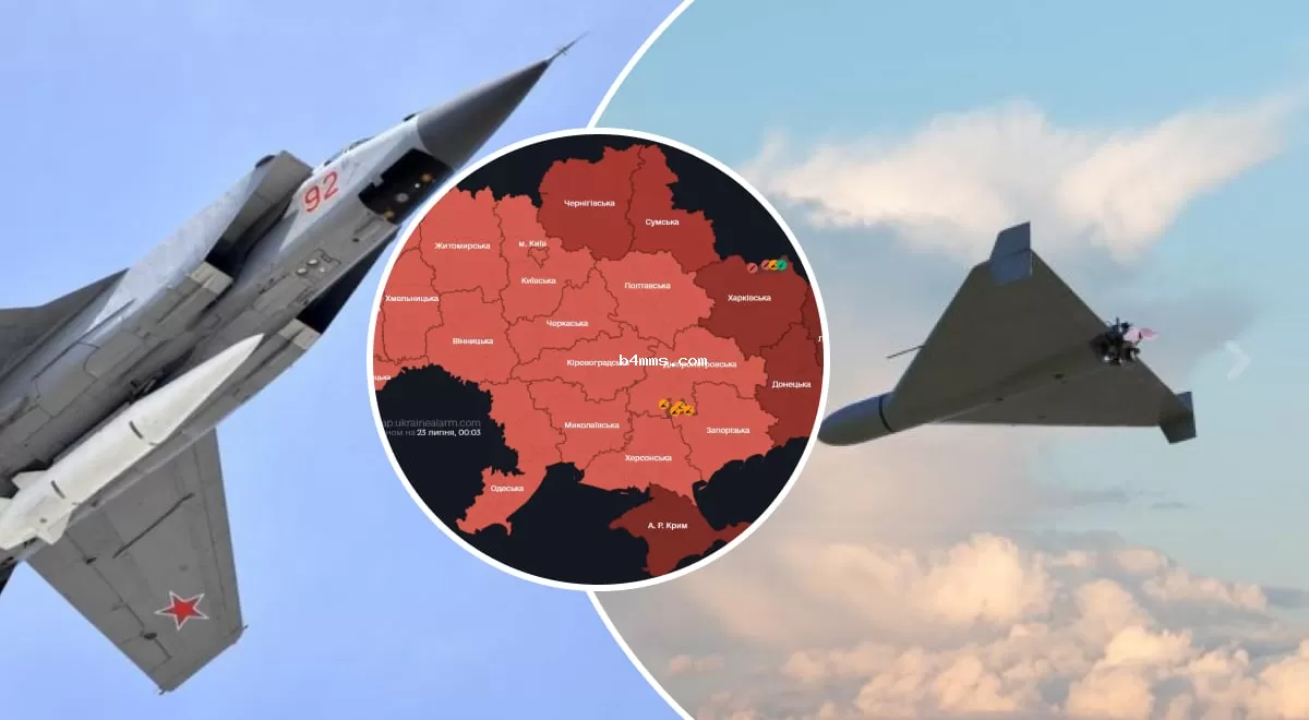 Российские ВВС активировали МиГ-31К: Украина подверглась масштабной ракетной атаке