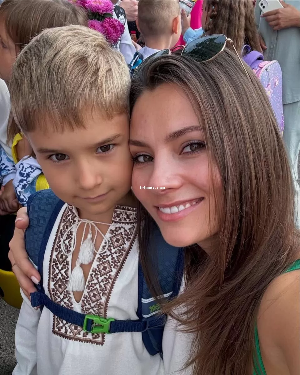 Антонина Хижняк с сыном