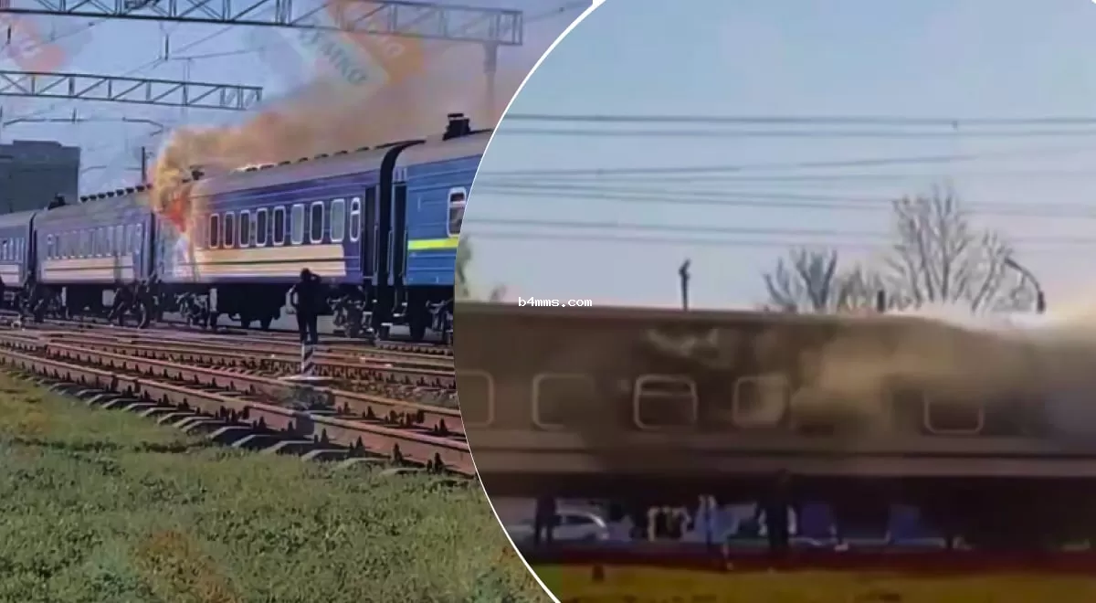 В Сумской области горит поезд, есть погибший: что произошло