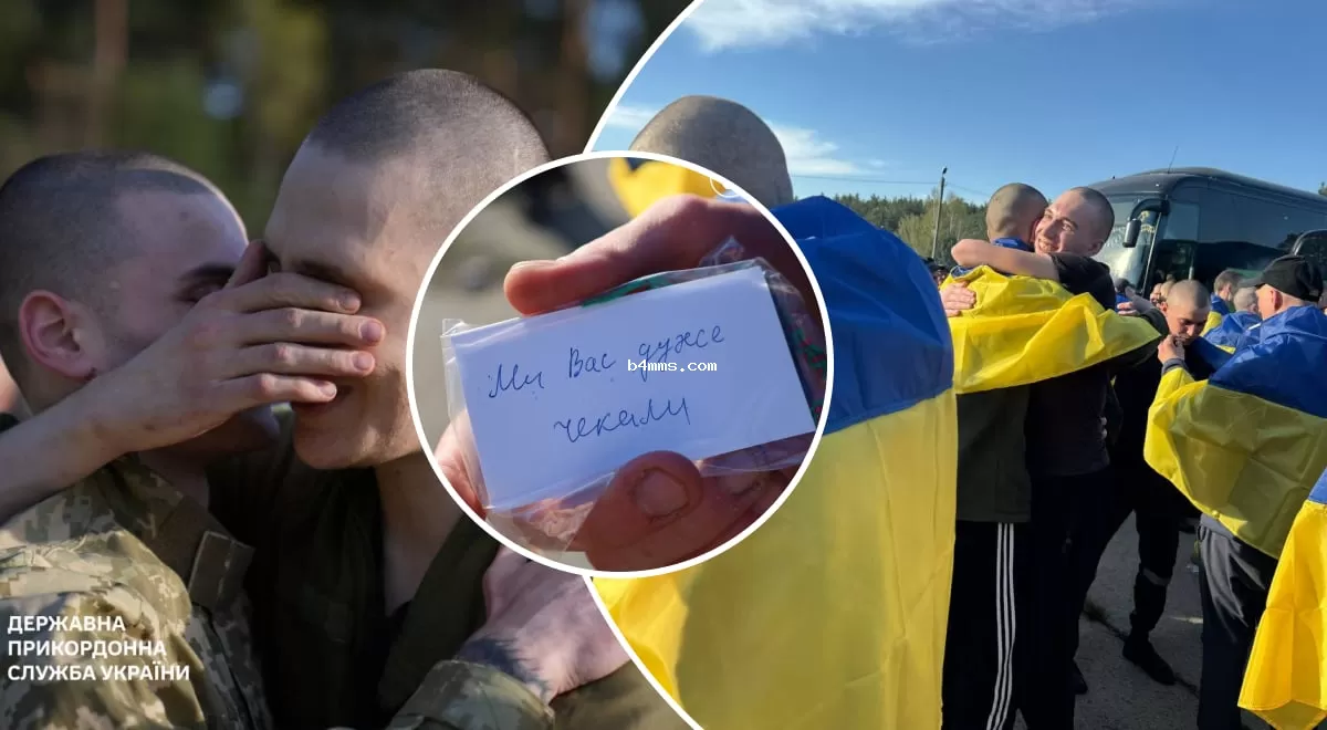 "Мам, я все выдержал, я продержался": невероятно чувствительные кадры с обмена пленными