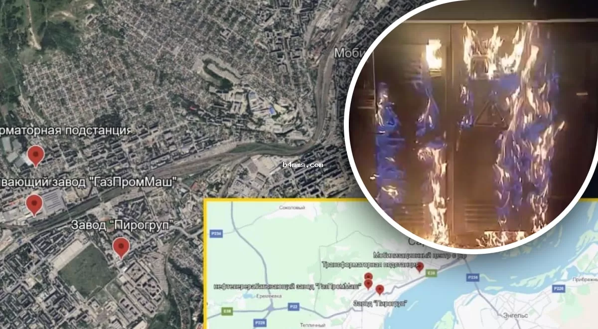 В Саратове вспыхнуло голубое пламя: партизаны атаковали энергетический объект России