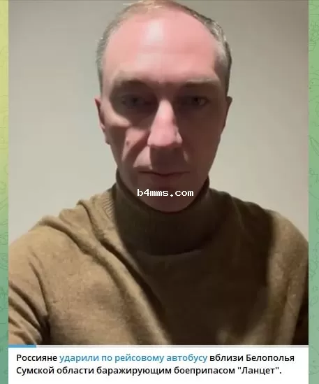 Удар по автобусу на Сумщине