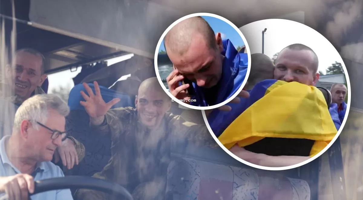 Слезы радости и звонки родным: первые моменты возвращения защитников из плена