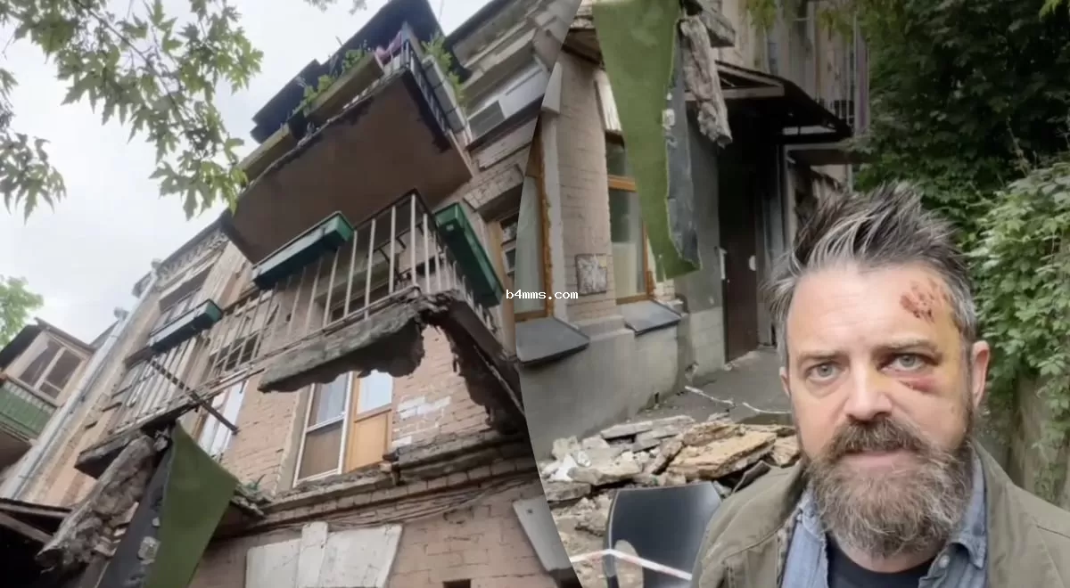 Американский кинорежиссер упал с балконом в Киеве