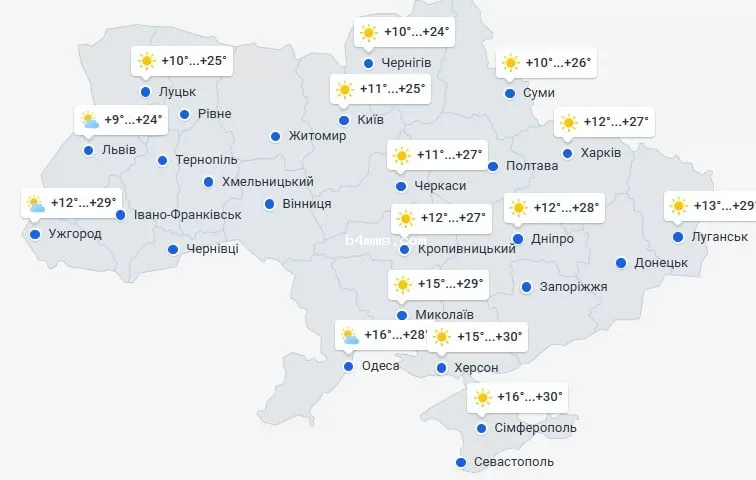 погода 19 августа 