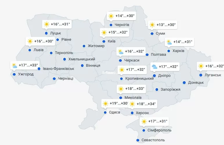 погода 29 августа 