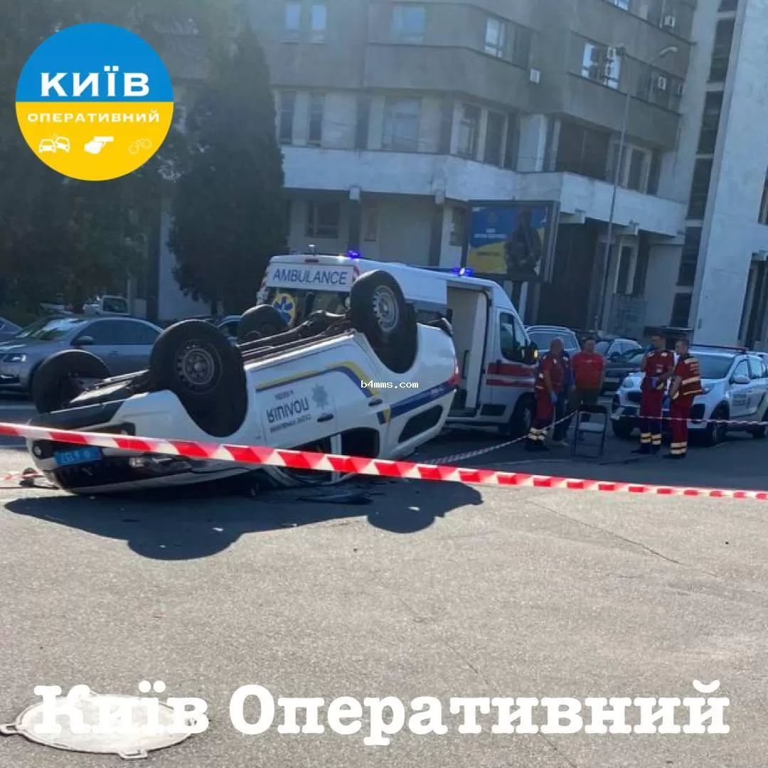 Авария произошла в Голосеевском районе