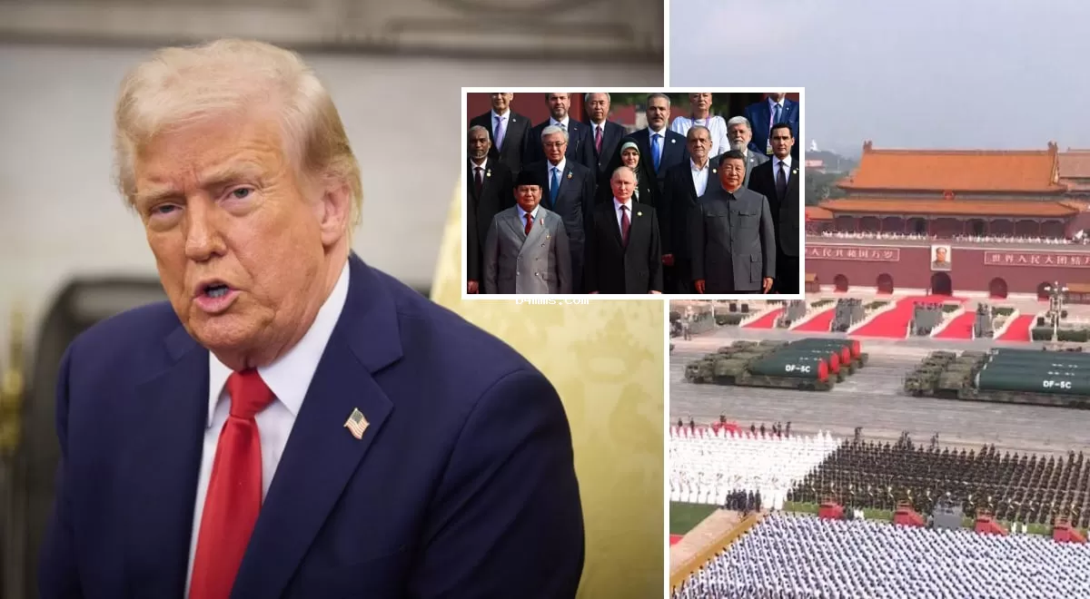 Большой военный парад в Пекине: Трамп обвинил РФ, Китай и КНДР в планировании заговора