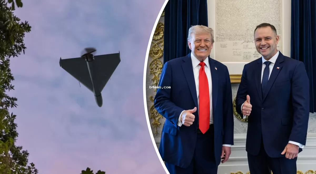 Трамп обсудил с Навроцким атаку РФ: один БпЛА "приземлился" на военной базе