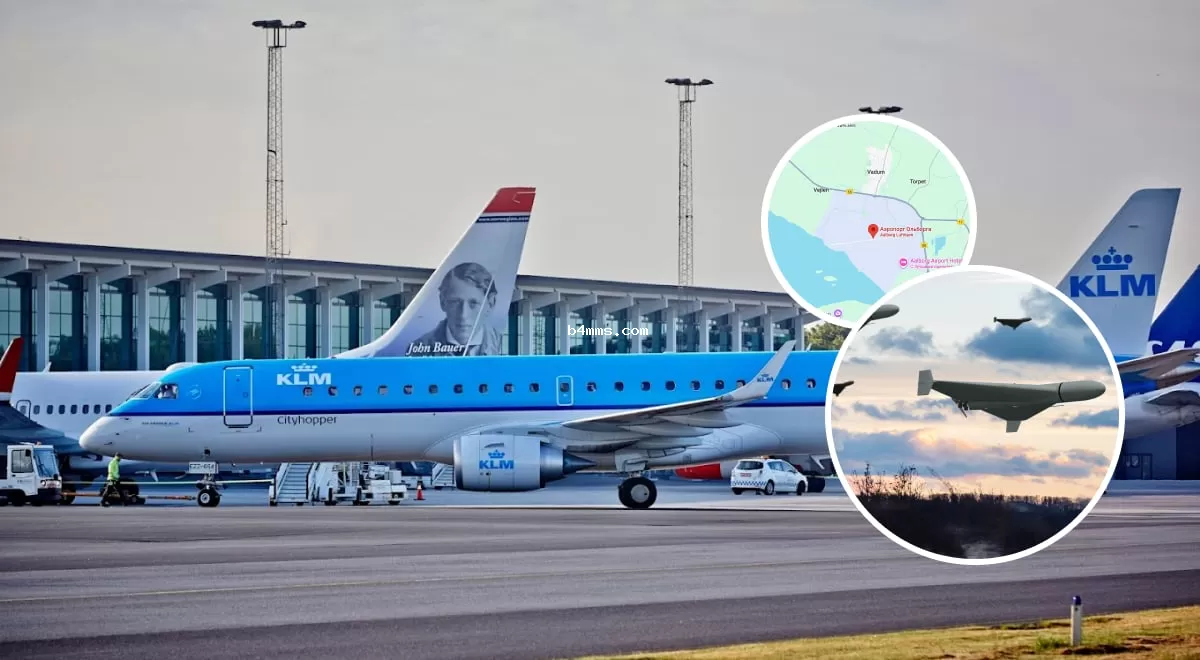 Дроны заметили в воздушном пространстве Дании: аэропорт "Ольборг" приостановил полеты