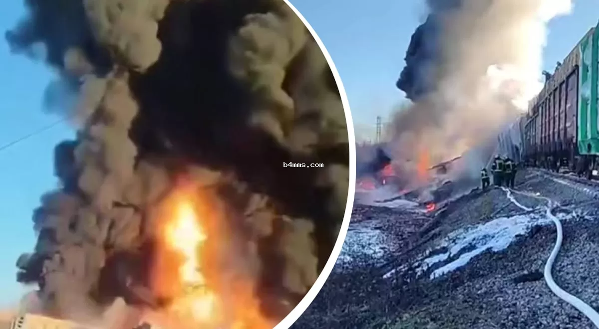 Пожарные масштабы шокируют: в России с рельсов сошли 18 вагонов с бензином, подробности