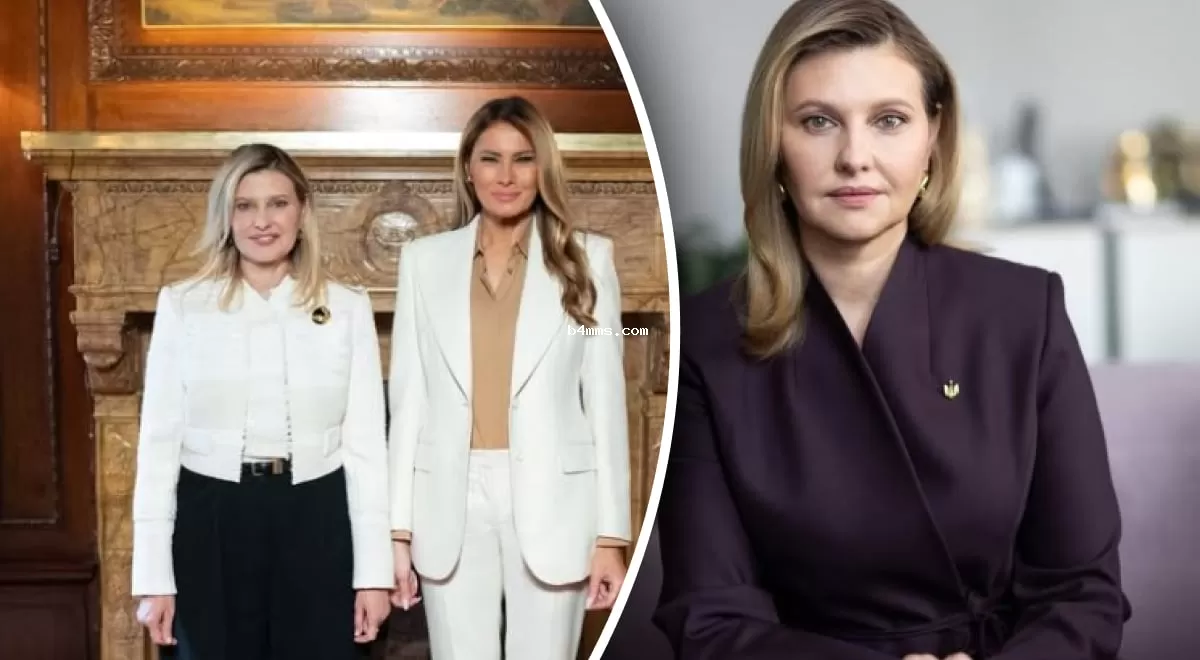 Элегантные образы: Елена Зеленская и Мелания Трамп на встрече в шикарных костюмах