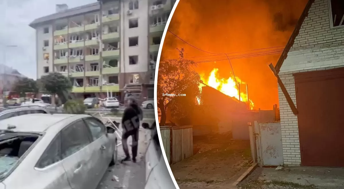 Разбитые улицы и ракета на дороге: появились жуткие кадры атаки РФ по Киеву