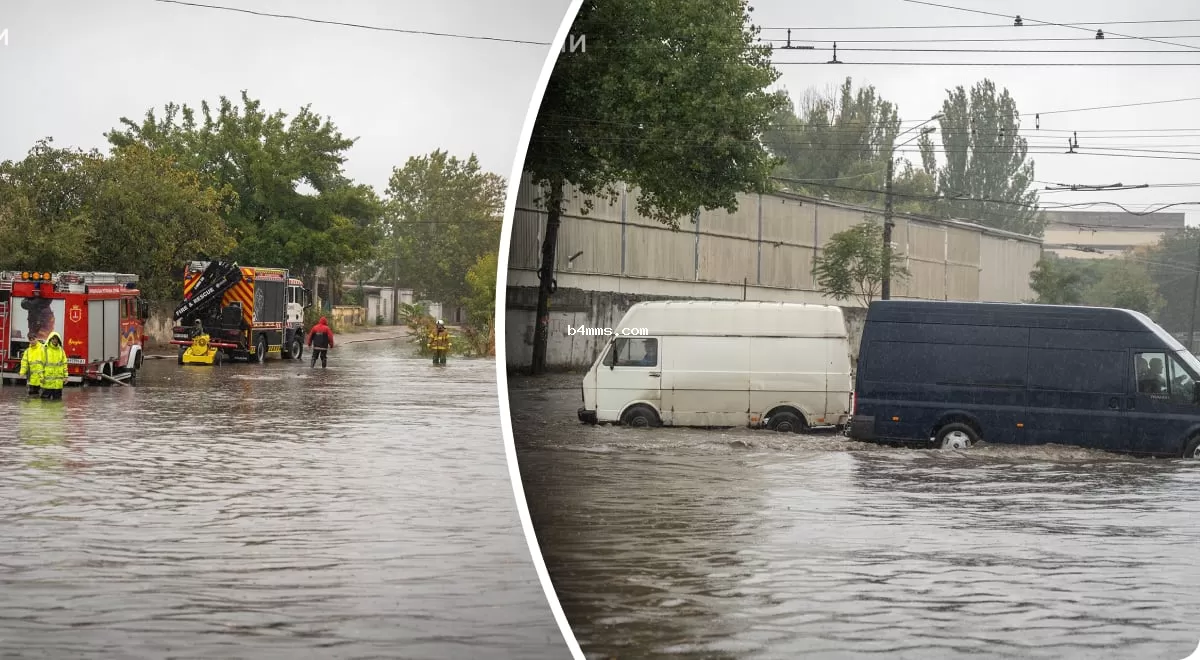 Одесса под водой: дороги превратились в озера, общественный транспорт остановлен