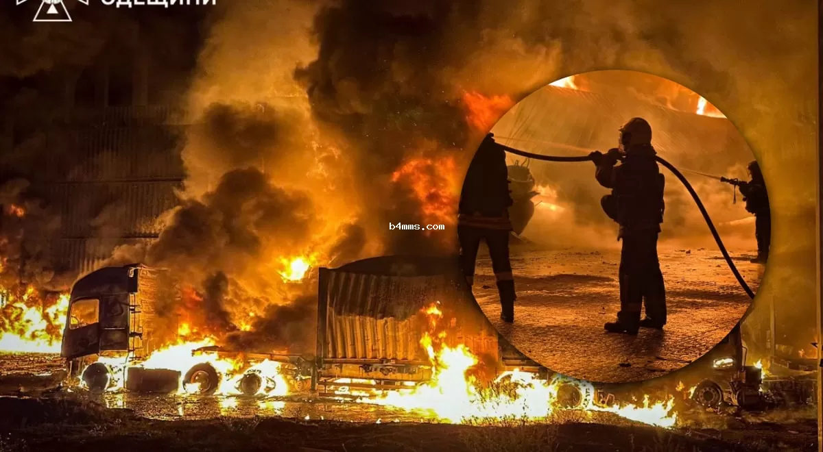 Атакованы порт и энергетика: Одесскую область охватили пожары, есть пострадавшие