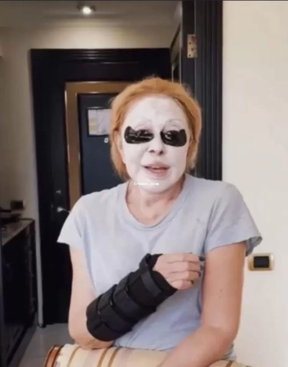 Успенская жутко выглядит на больничном 