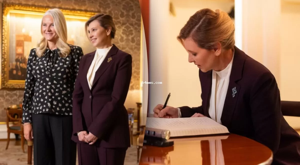 Захватывающий стиль: Зеленская удивила нарядом на встрече с кронпринцессой