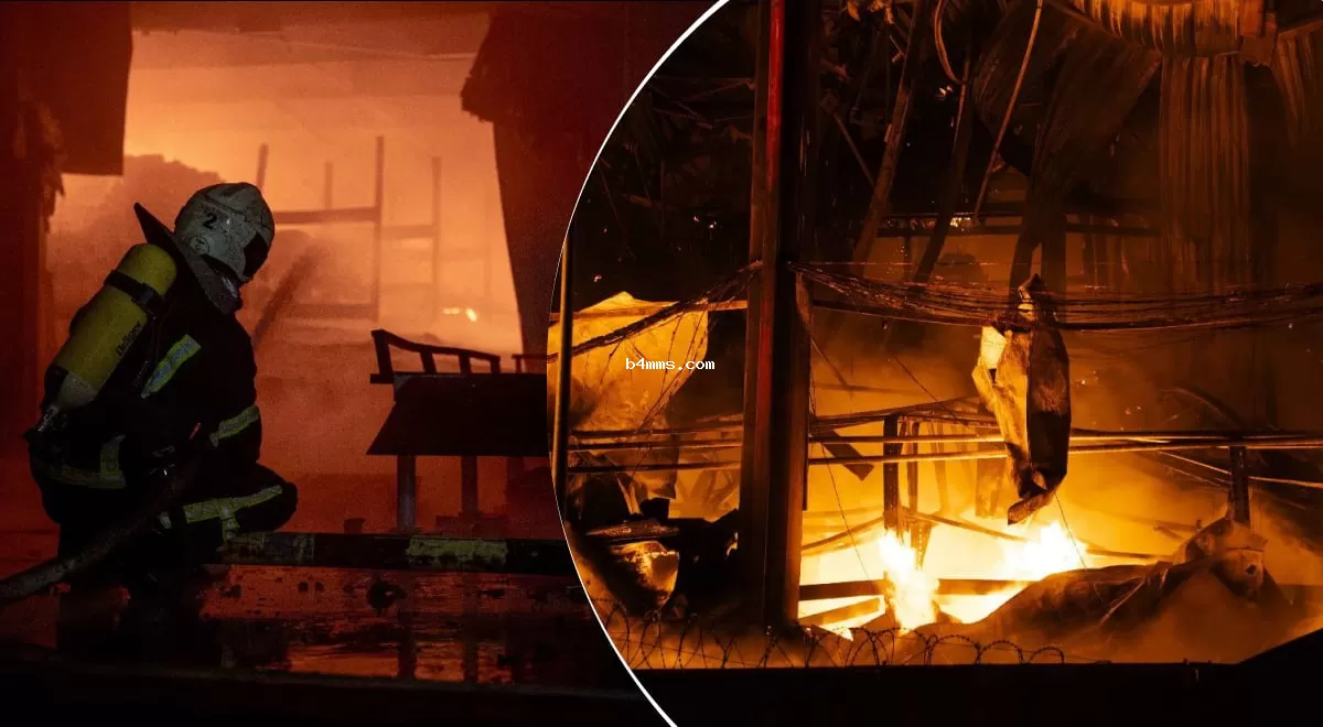 Все в огне и дыму: жуткие кадры ударов по Киеву