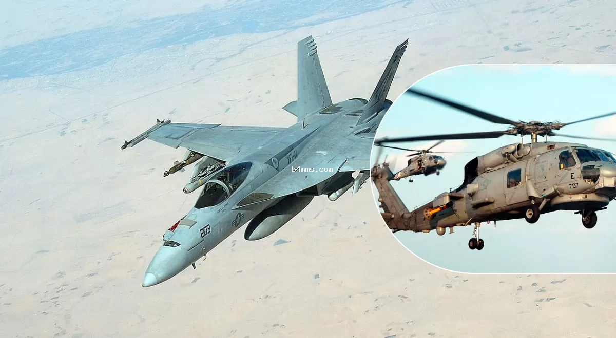 США: Вертолет и истребитель погибли в море — первые сведения о происшествии