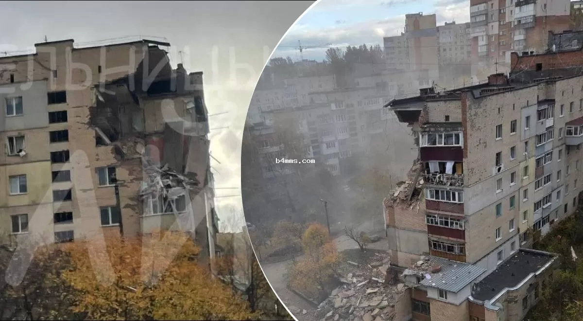 В Хмельницком произошел мощный взрыв, разрушивший несколько этажей дома