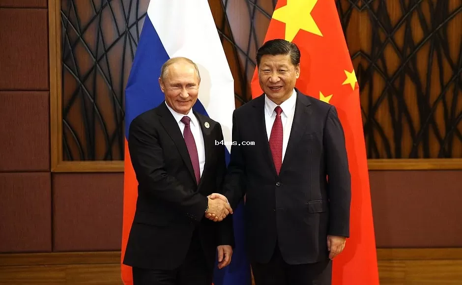 Путин (военный преступник) и Си Цзиньпин