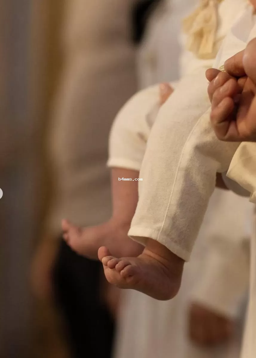 Леся Никитюк крестила сына 