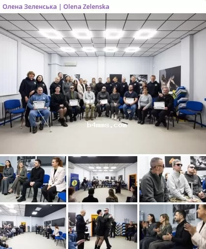 Елена Зеленская посетила ветеранов