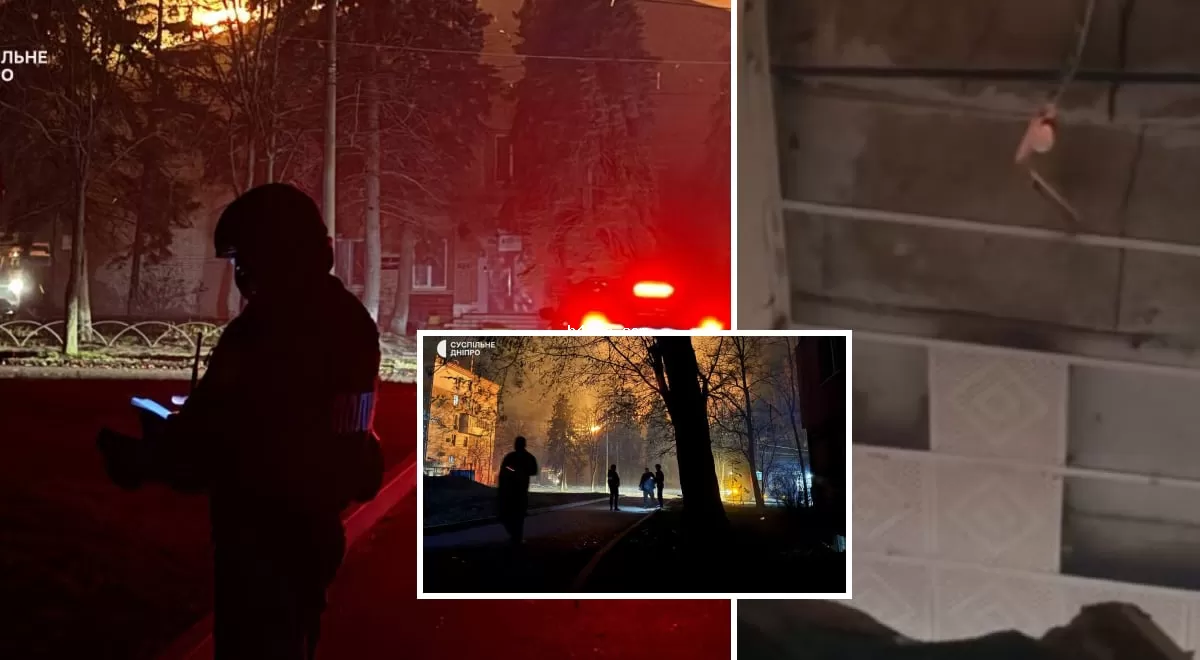 Последствия удара по Днепру Последствия удара по Днепру