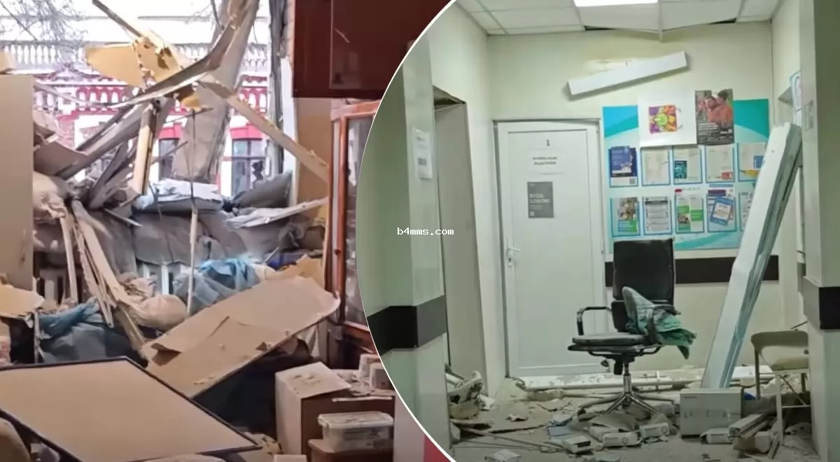 В Херсоне российские войска обстреляли перинатальный центр во время родов