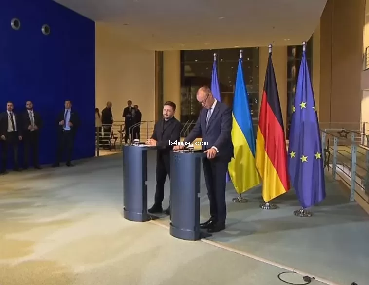 Пресс-конференция Зеленского и Мерца и пресс-конференция Зеленского и Мерца