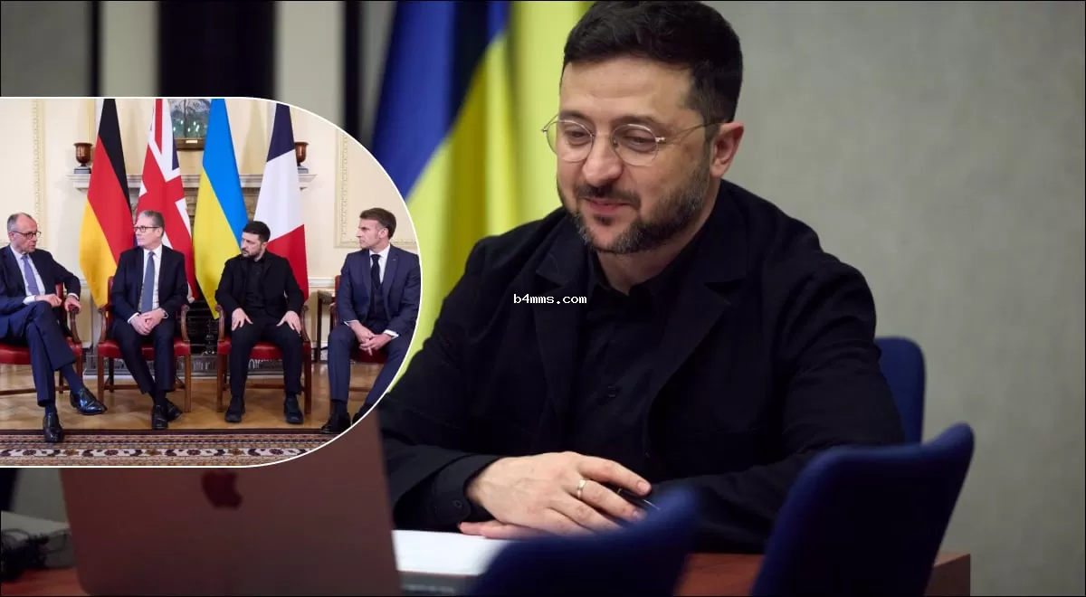 Зеленский, лидеры Европы 