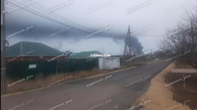 В РФ горит порт Тамань 