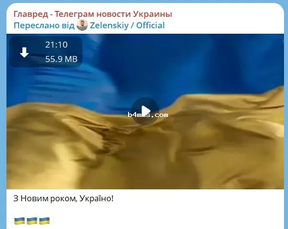 Владимир Зеленский поздравил украинцев с Новым годом