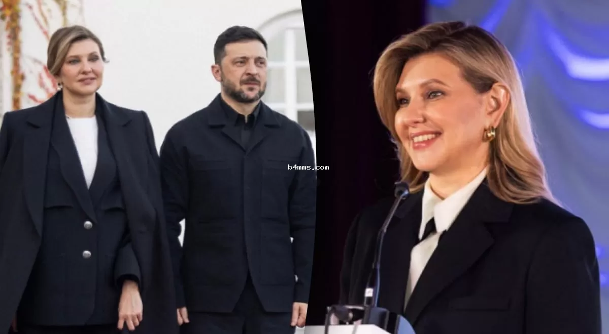 Елена Зеленская удивила прической для новогоднего фото с президентом - детали