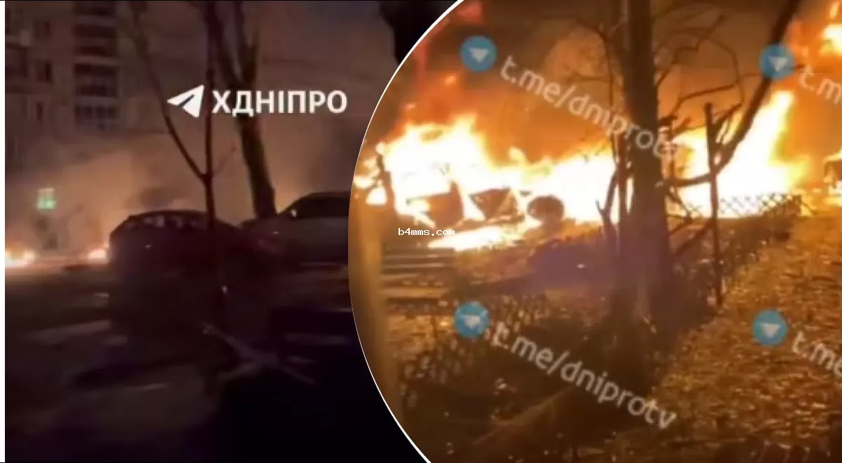 Все в огне, куча взрывов: Днепр под массированным обстрелом РФ