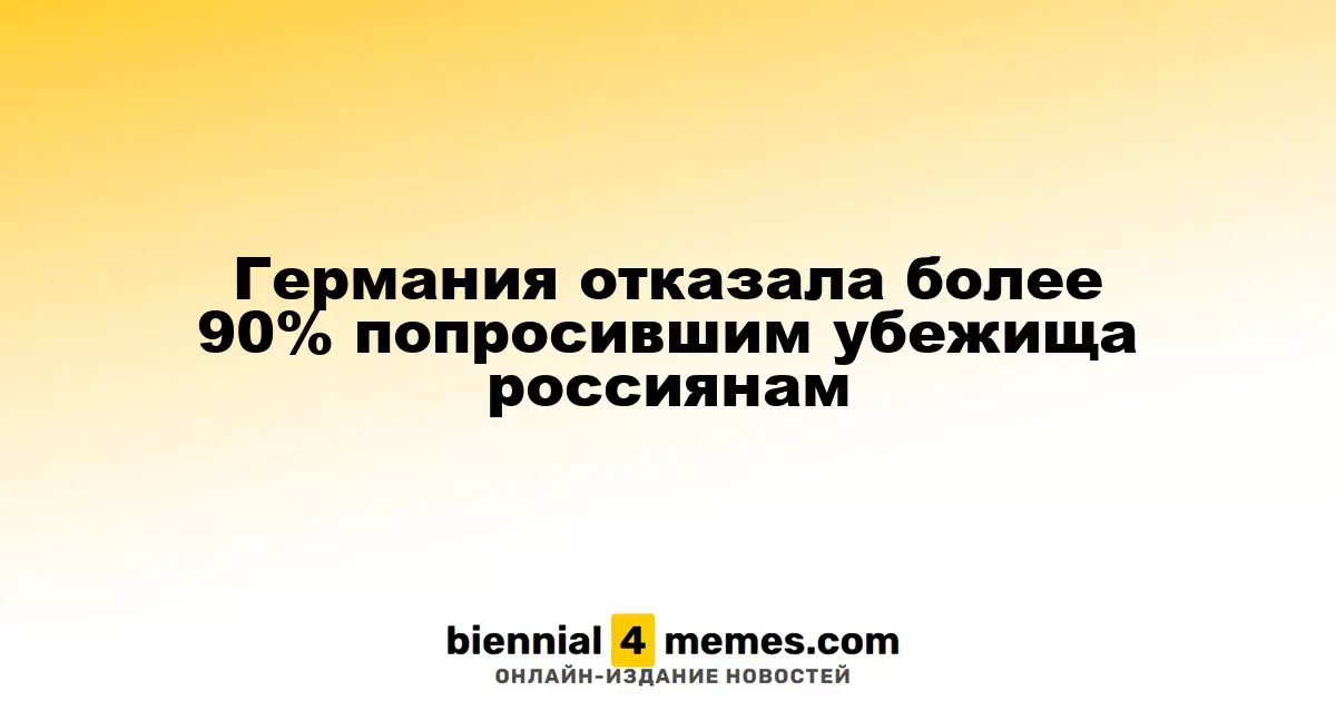 Германия отклонила более 90% заявок на убежище от россиян