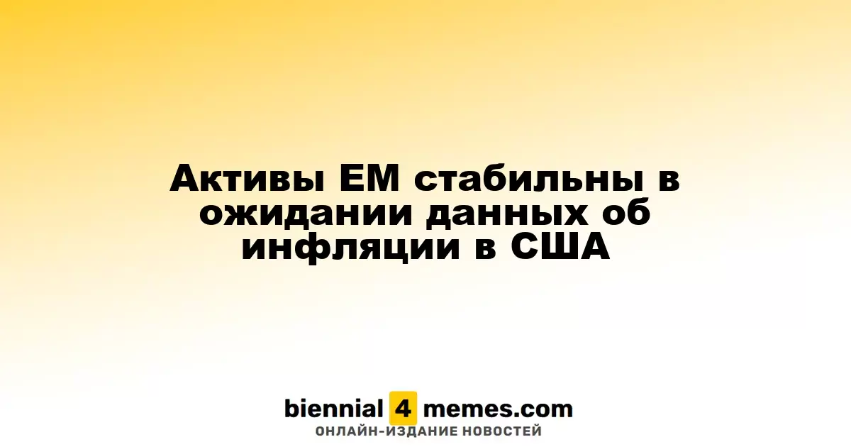 Активы ЕМ стабильны в ожидании данных об инфляции в США