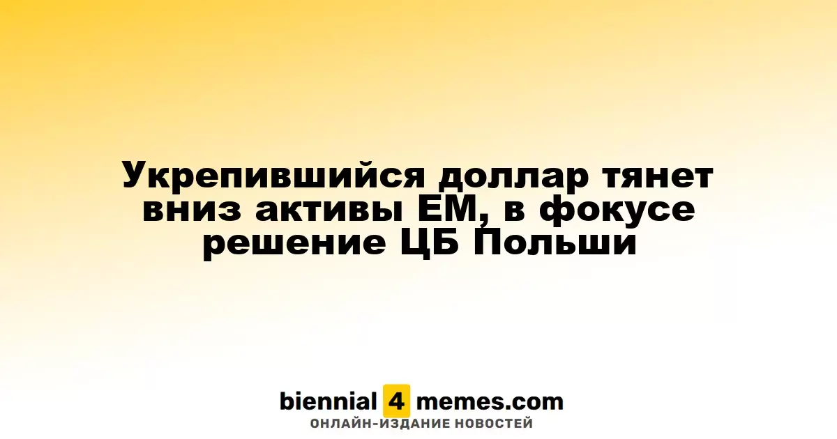 Укрепление доллара давит на активы развивающихся рынков, внимание к решению польского Центробанка