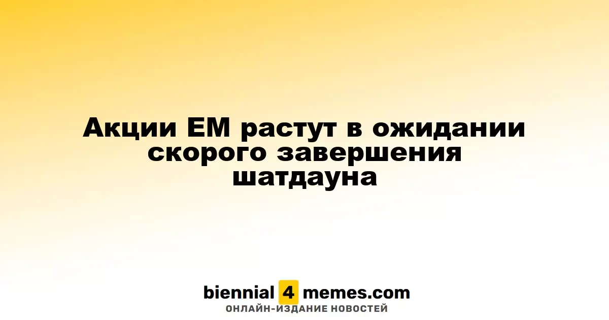 Акции развивающихся рынков растут в ожидании завершения шатдауна в США